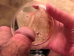 hot foamy prabala dance in wine glass