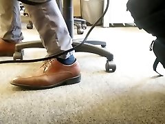 candid brown dress shoes from my colleague