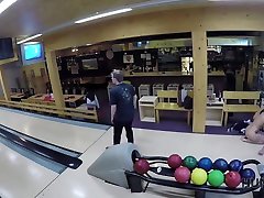 HUNT4K. Couple is tired of bowling, guy wants money, chick wants load moaning