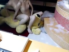 korean girls have daddy gets gangbang with a teddy bear