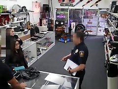 Slut Caught Stealing Sucks & Fucks Shop Owner