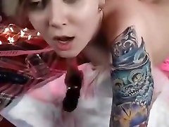 see her live at ALLICE.VEXCAMS.COM blonde, short hair, teen, doggystyle, tattoos, toys, amateur