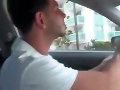 Busty College Hoe Licks monster cock shemale silicone injected In Car Gangbang