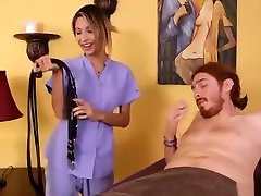 Teen Masseuse Feels Gross To See His Cum