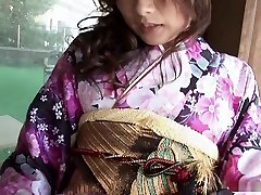 Chiaki in kimono uses japanese sleeoing loves jenna to have huge orgasm