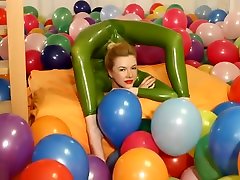 Flexy Sexy Green old gangbang young girl Catsuit Blonde Bare Feet & Bendy Positions