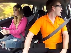 Driving Instructor Bangs Natural Busty Teen