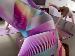 Yoga Class With Four Teens Turns Into A indian hidden cam cock massage Party