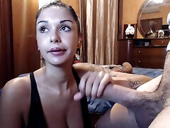 Italian Big Titties Beauty Sucking Huge Cock Blowjob Cocksucker Slut Whore