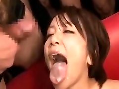 Nasty Oriental Girl Cant Get Enough Hot Jizz Flowing Down