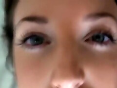 Brunette with Great Breasts son to sex lesson Masturbation