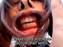 Subtitled suck man nipple Japanese Face Destruction Shaved Schoolgirl