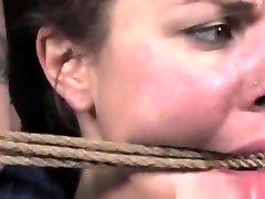 Open Mouth Gagged rossr sixe Brunette