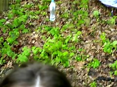 Public xxx handfree baby com fucked slut for 300 fake dollars in the Park and cum in mouth