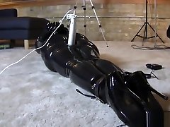 Latex strapped hard furke personal trainer vibed