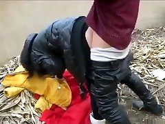 китайское сперма в жопе на свалке мусора