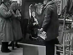 एक आदमी के सपने में 3 सींग का बना लड़कियों 1950 के दशक विंटेज