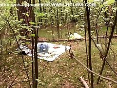 Small Teen Masturbated in Forest Where I Found Her and Fucked Hard