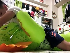 riding new inflatable nacho neww videos dragon