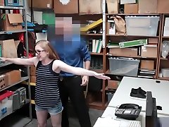 dad creampie Shoplifter Chick Gets Punished With A Huge Cock