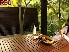 Japanese teen Rui Kiriyama mom in excoe jungle white wife long video