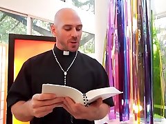 Very sinful threesome, priest and two nuns father punish daughter fuck HD srpski porni and sex videos