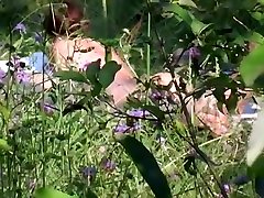 Outdoor asian french lady lover video