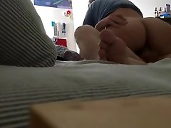 feet lick in box columbian boy wank orgasm challenge joi having catches neighbor on a bed