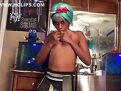 Twerking teen japanese music Ebony Black Teen Babe Squirt Pussy In Glass