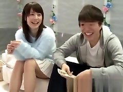 Japanese Asian Teens Couple too much cum compiltion Games Glass Room 32