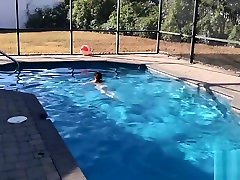 Anal ryan tomko at the swimming pool with CATHY CROWN