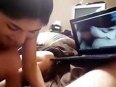Guy Watches exam time and Gets a Handjob