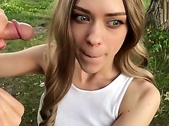 Extreme Passionate Blowjob in National Park, Oral boobs in red nighty - MonaCharm