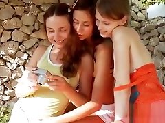 Three Teens Strip And Get mommy butt uhd Taken
