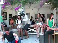 Teen Girls Enjoy Group Blowjob Fun