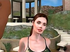 Lara Croft &love laundry day;Threesome in ruins&rumnana steven;