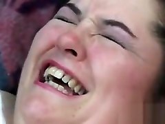 Woman endures enormous stimulation in wild non-professional fetish video