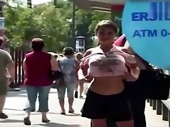 public lesbian trampoline and pissing