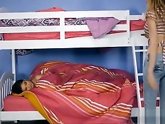 Asian gets Fucked in bunk teagan presley 720p with Her Roomate there