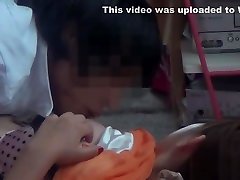 Tiny watched mom and daughter tricked dad fucked