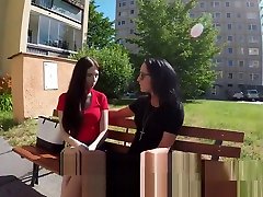 Euro jav cei tell flashes ass in public