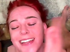 College Amateur Heather Returns for ROUGH Throat Fucking