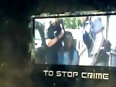 Busty officer is screaming under heavy mule vids porn load