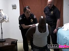 Car thief gets his porn satr xxx sucked at station by milf cops during questioning