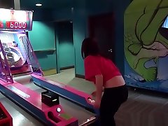 Pov teen blows in arcade under 19 girls