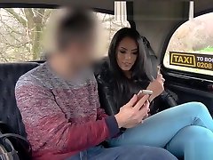 Big tits dark haired xxx rteres fucks in fake taxi