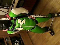 white and green - suspended bikerslave