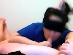 Demonic Asian Deepthroat Blowjob with Oral Creampie and Swallow Interracial
