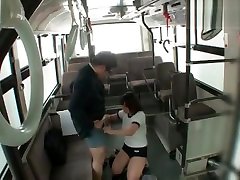 Cute beauty jappaness Asian Strips And Sucks A Dick On A Bus