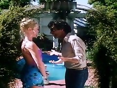 80s Porn Film, Sexy Blonde Sucks White Cock